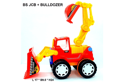 Builder Series Plastic JCB Bulldozer