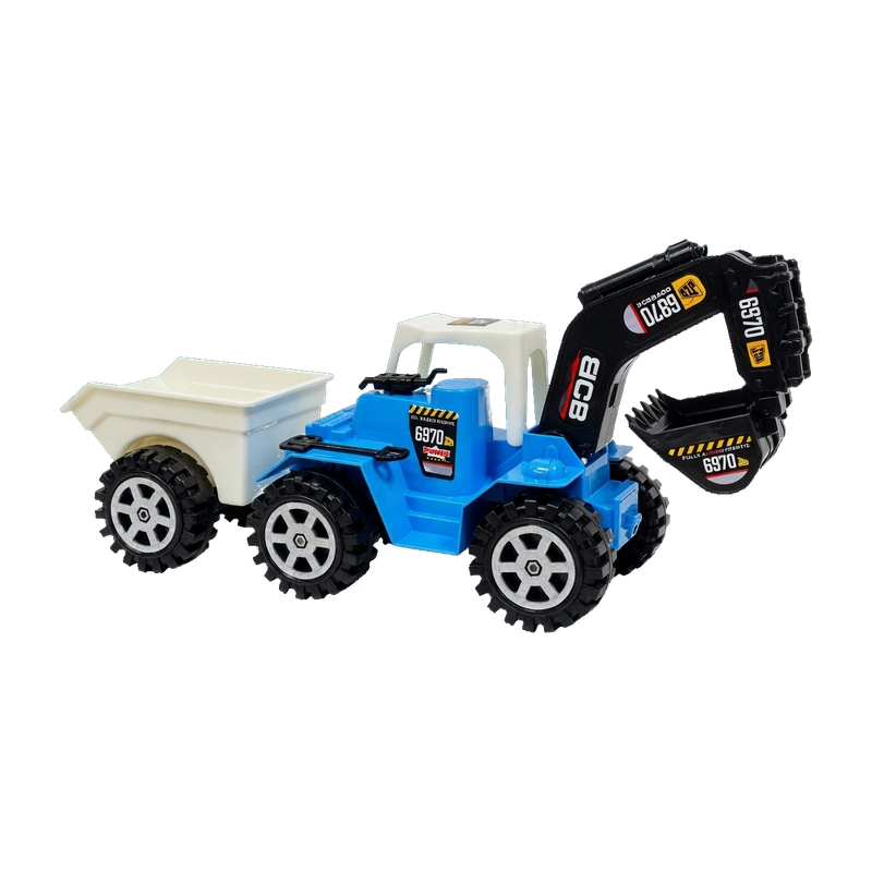 970 JCB Trolla Toy Set - Blue