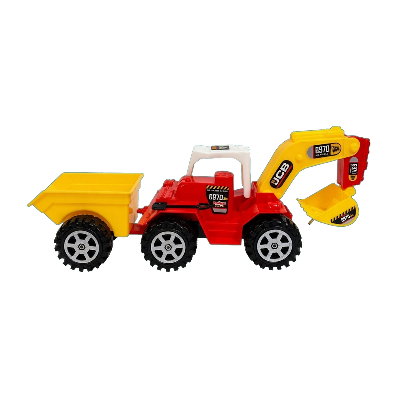 970 JCB Trolla Toy Set - Red