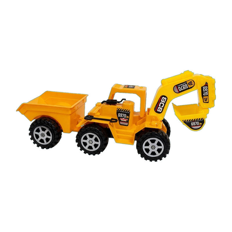 970 JCB Trolla Toy Set - Yellow