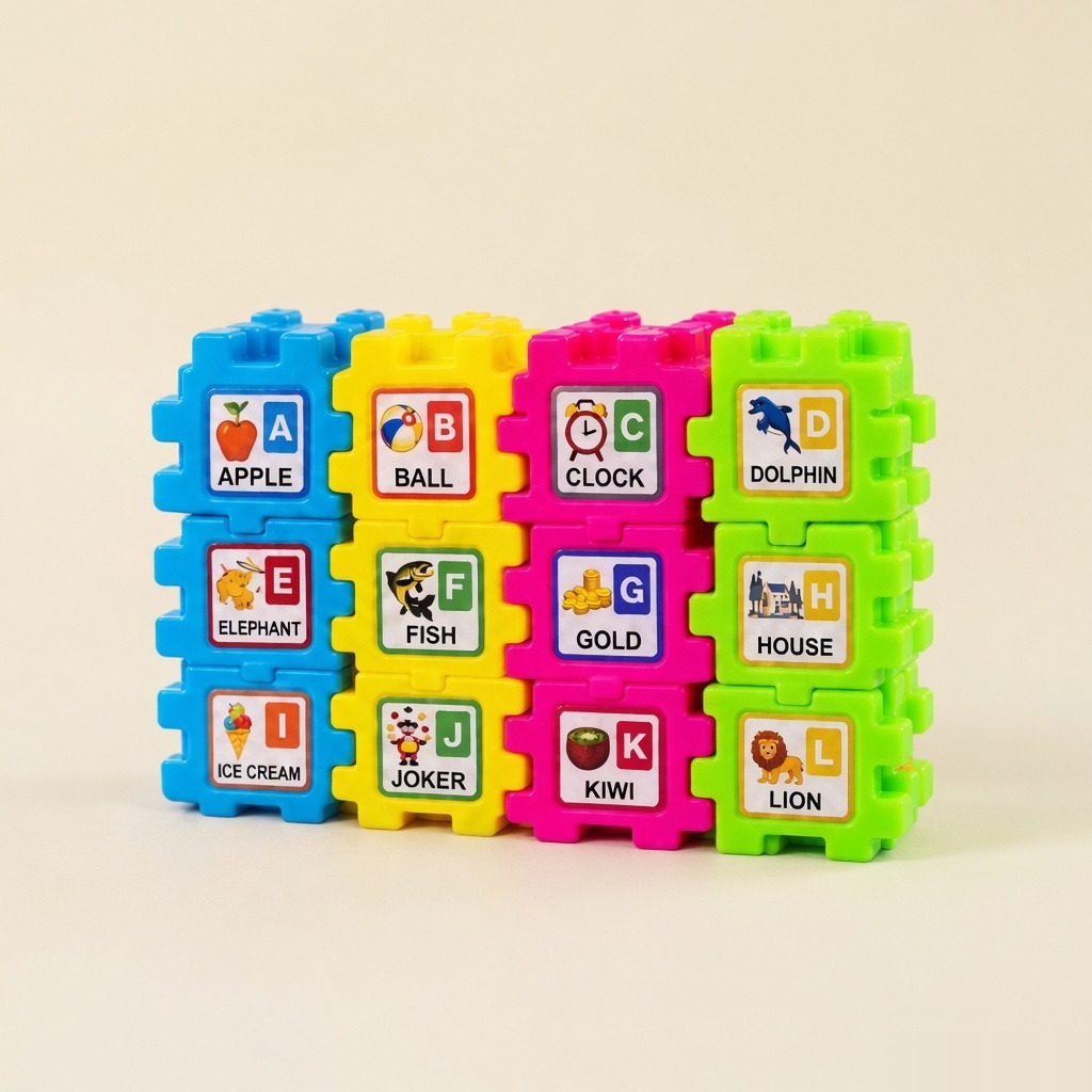 26 Pieces English Alphabet Puzzle Toy - Cube Stack