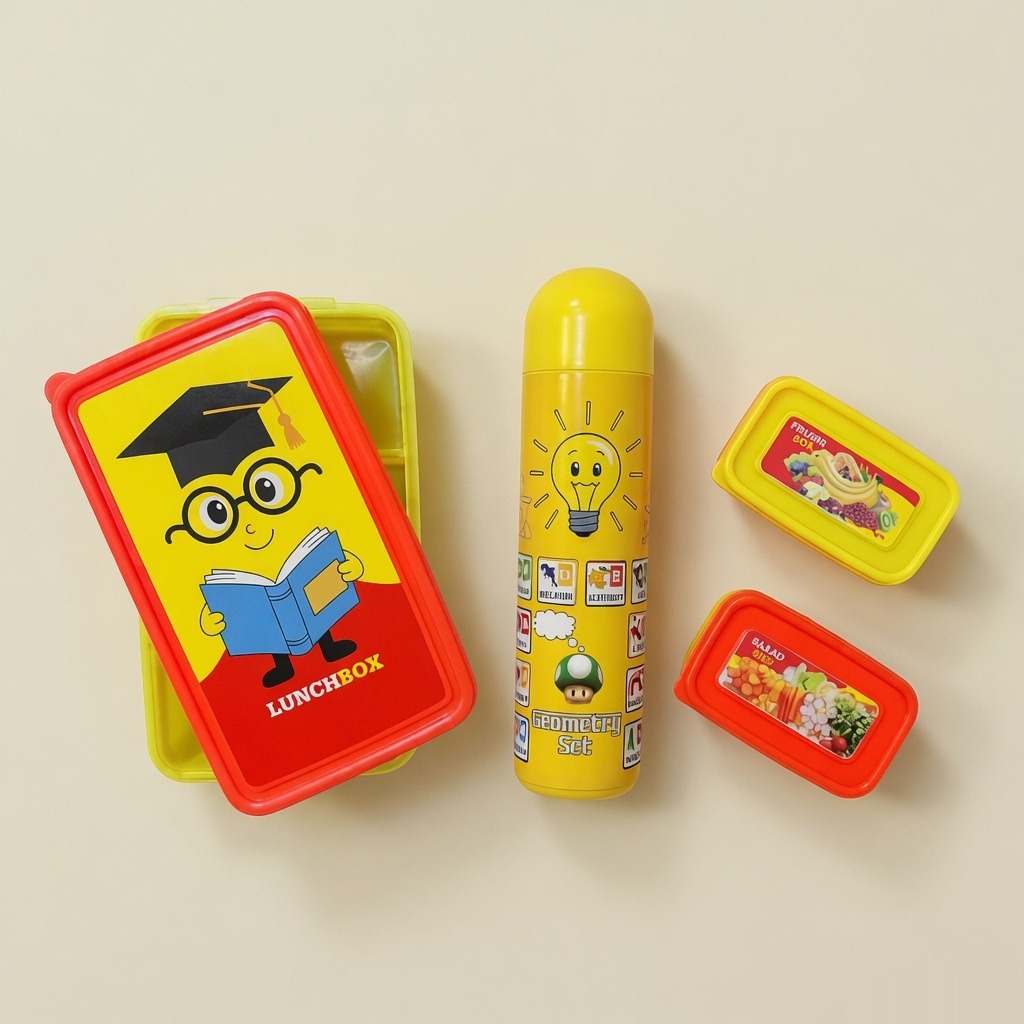 Plastic Lunch Geometry Box Set product view