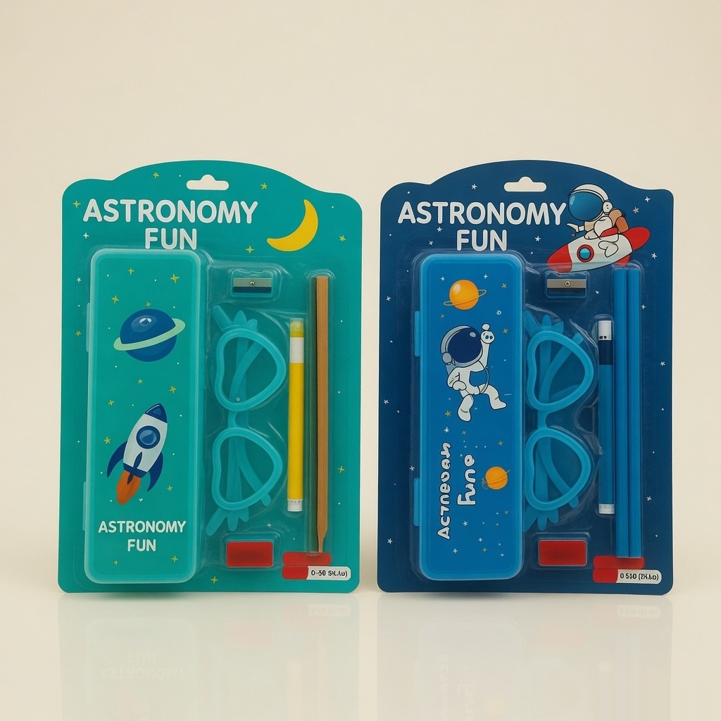 A 93 Kids Unicorn Stationery Gift Set - Packed View