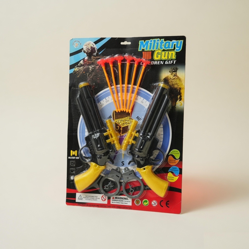 Kids Plastic Military Toy Gun - Studio View