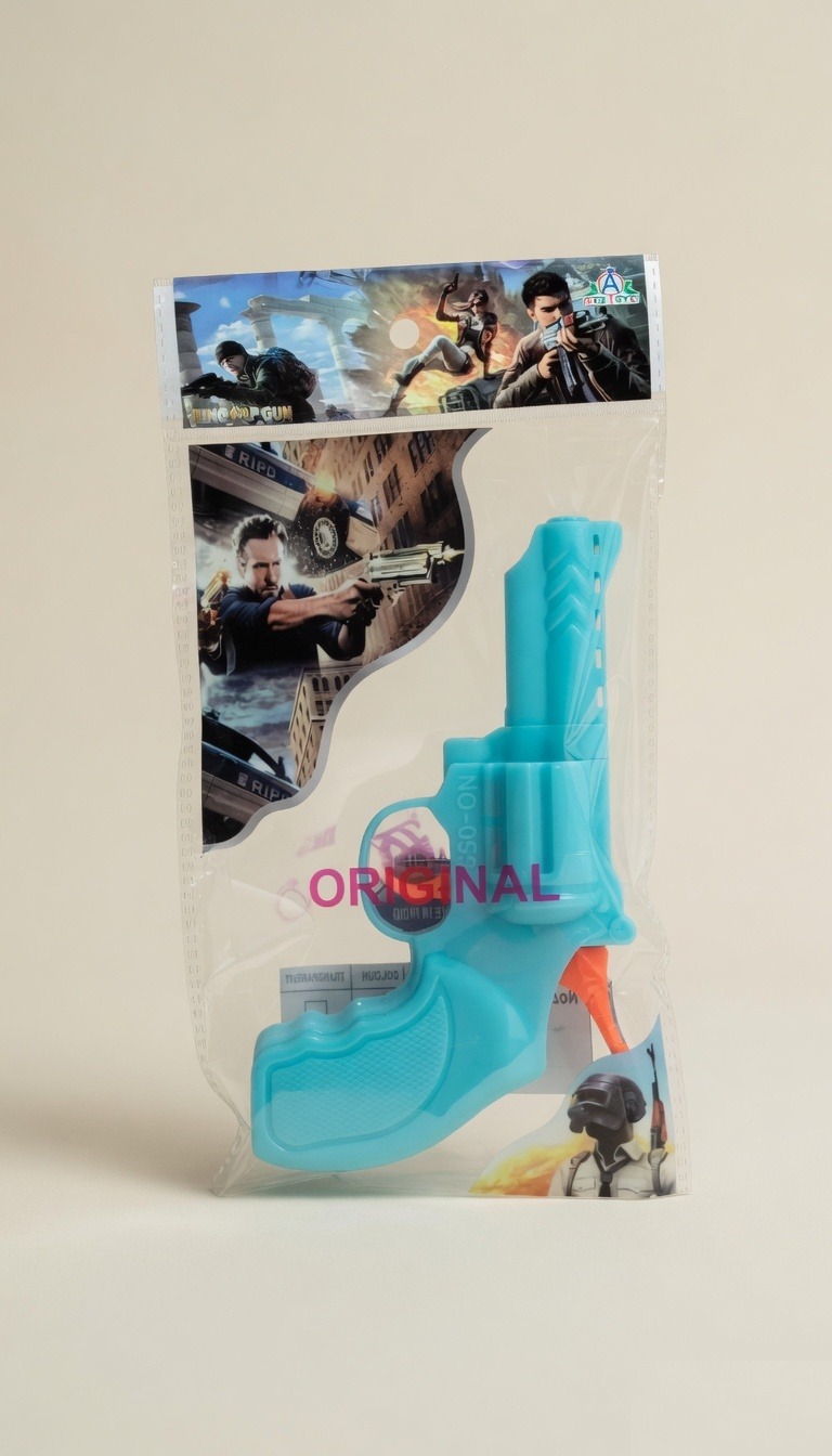 Plastic Toy Ring Cap Revolver Gun