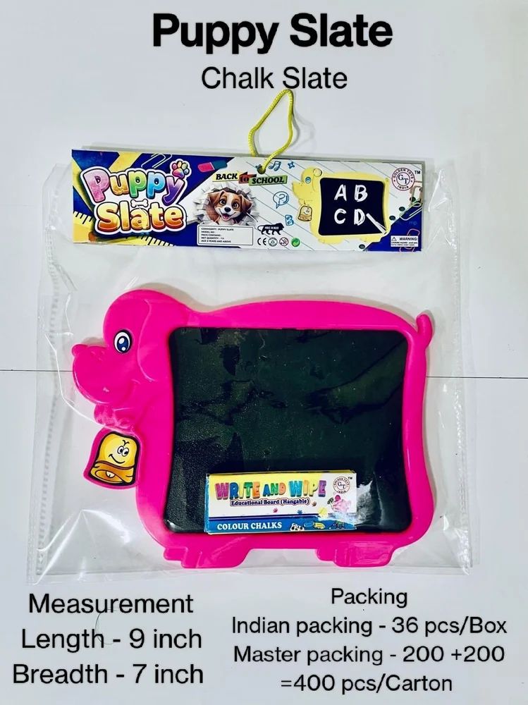 Puppy Slate Chalk Slate packing
